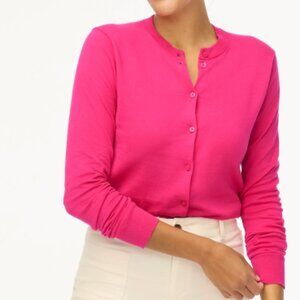 J.Crew classic cotton cardigan sweater (M)